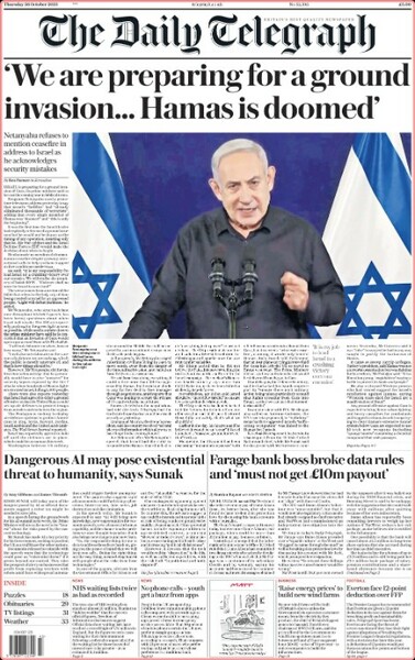 The Daily Telegraph (UK) - No  52,395 [26 Oct 2023]
