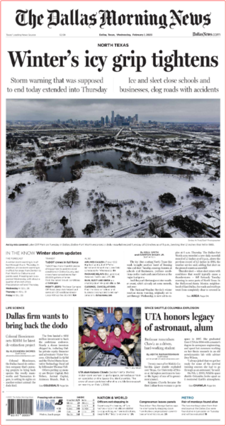 The Dallas Morning News - Vol  174 No  124 [01 Feb 2023]