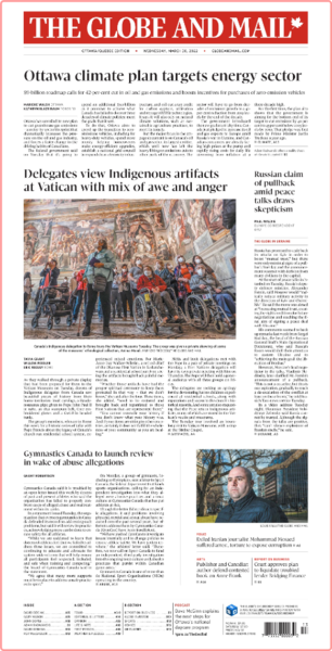 The Globe and Mail (Ottawa-Québec Edition) [2022 03 30]