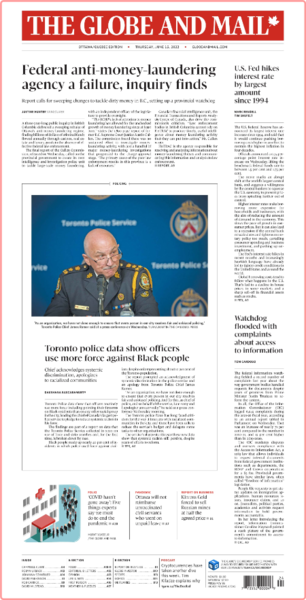The Globe and Mail (Ottawa-Québec Edition) [2022 06 16]