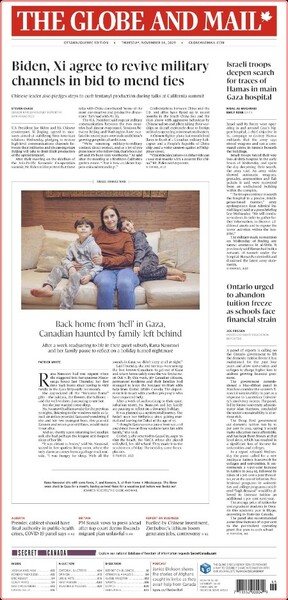 The Globe and Mail (Ottawa Québec Edition) [2023 11 16]