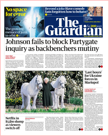 The Guardian - No  54,637 [21 Apr 2022]