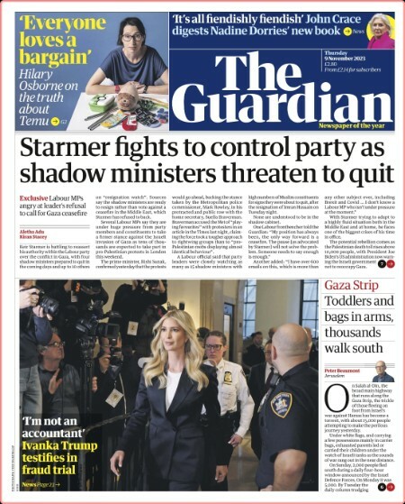 The Guardian - No  55,123 [09 Nov 2023]