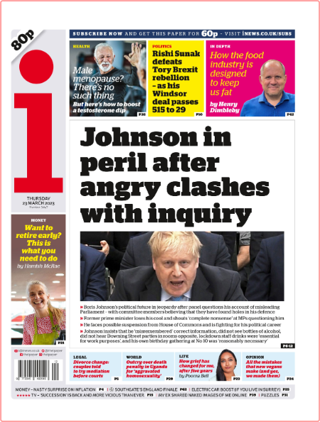 The i Newspaper - Issue 3846 [23 Mar 2023]