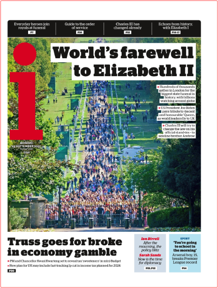 The i Newspaper - Issue 3688 [19 Sep 2022]