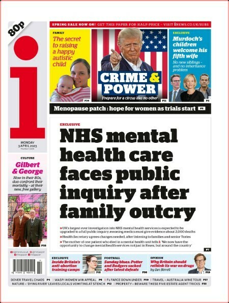 The i Newspaper - Issue 3855 [03 Apr 2023]
