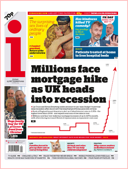 The i Newspaper - Issue 3692 [23 Sep 2022]