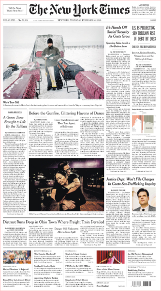 The New York Times - No  59,701 [16 Feb 2023]