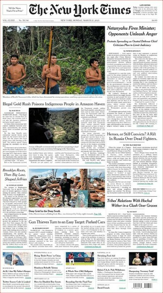 The New York Times - No  59,740 [27 Mar 2023]