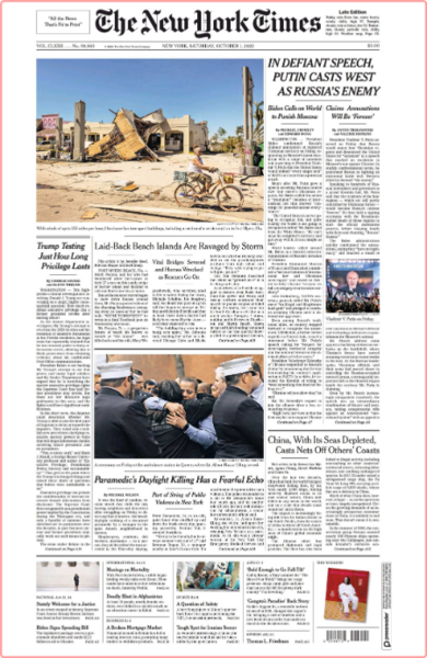 The New York Times - No  59,563 [01 Oct 2022]