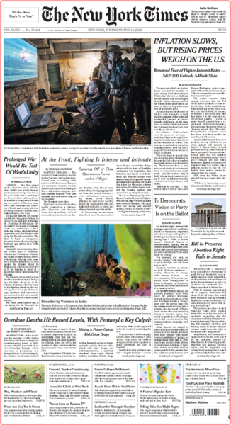The New York Times - No  59,421 [12 May 2022]