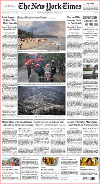 The New York Times - No  59,490 [20 Jul 2022]