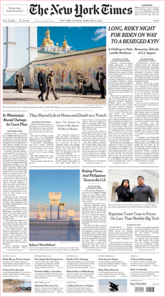 The New York Times - No  59,706 [21 Feb 2023]