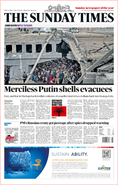 The Sunday Times - No  10,304 [06 Mar 2022]