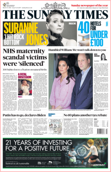 The Sunday Times - No  10,307 [27 Mar 2022]