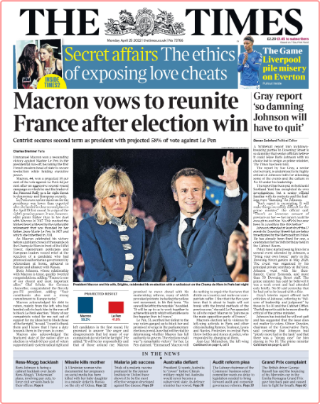The Times - No  73,766 [25 Apr 2022]