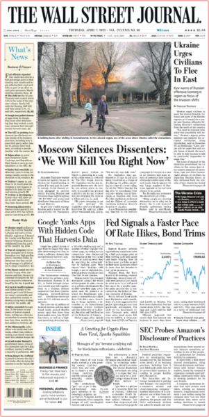 The Wall Street Journal - Vol  279 No  80 [07 Apr 2022]