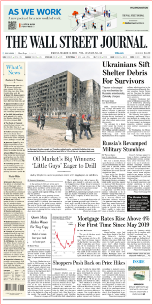 The Wall Street Journal - Vol  279 No  64 [18 Mar 2022]