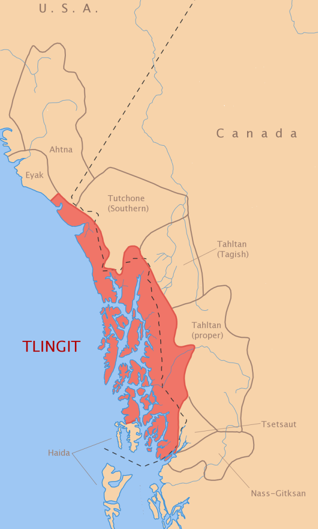 Ethnien & Kulturen - Seite 2 Tlingit-mapx2ei3