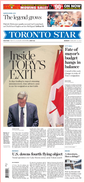 Toronto Star [2023 02 13]