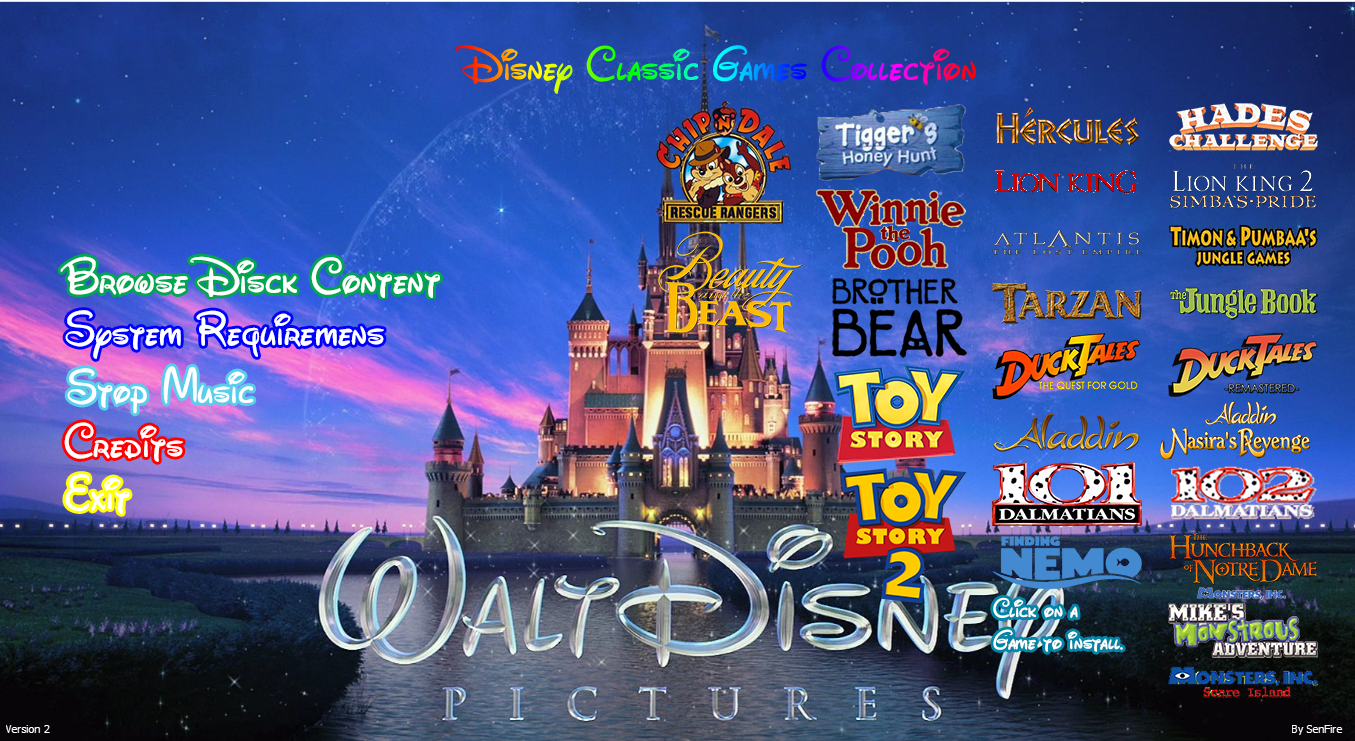 A classic collection of Disney games from 1990 to 2013. 