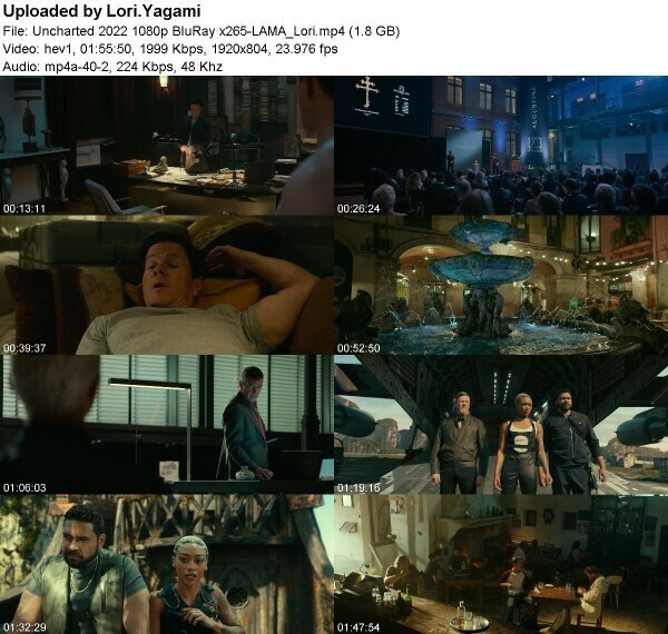 Uncharted (2022) 1080p BluRay x265-LAMA