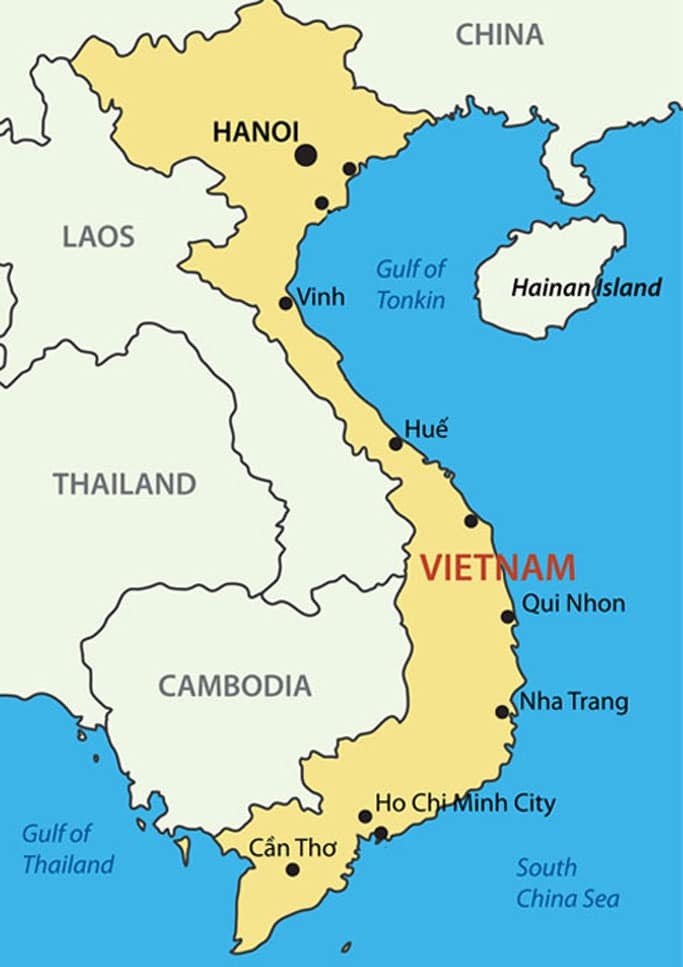 Ethnien & Kulturen Vietnam-karteawfoh