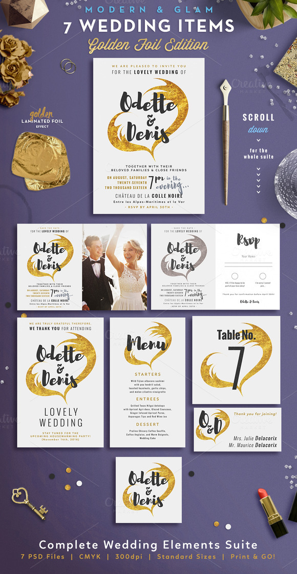 Wedding Suite - Golden Foil Edition