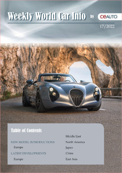 Weekly World Car Info-30 April 2022