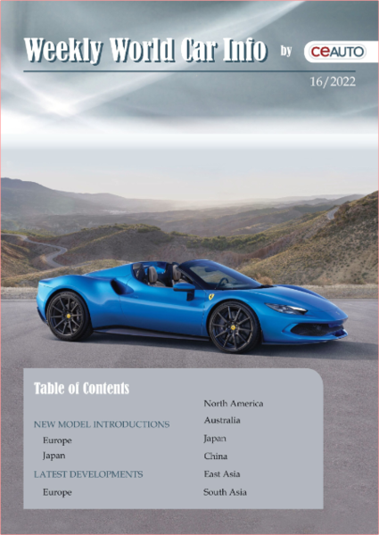 Weekly World Car Info-23 April 2022