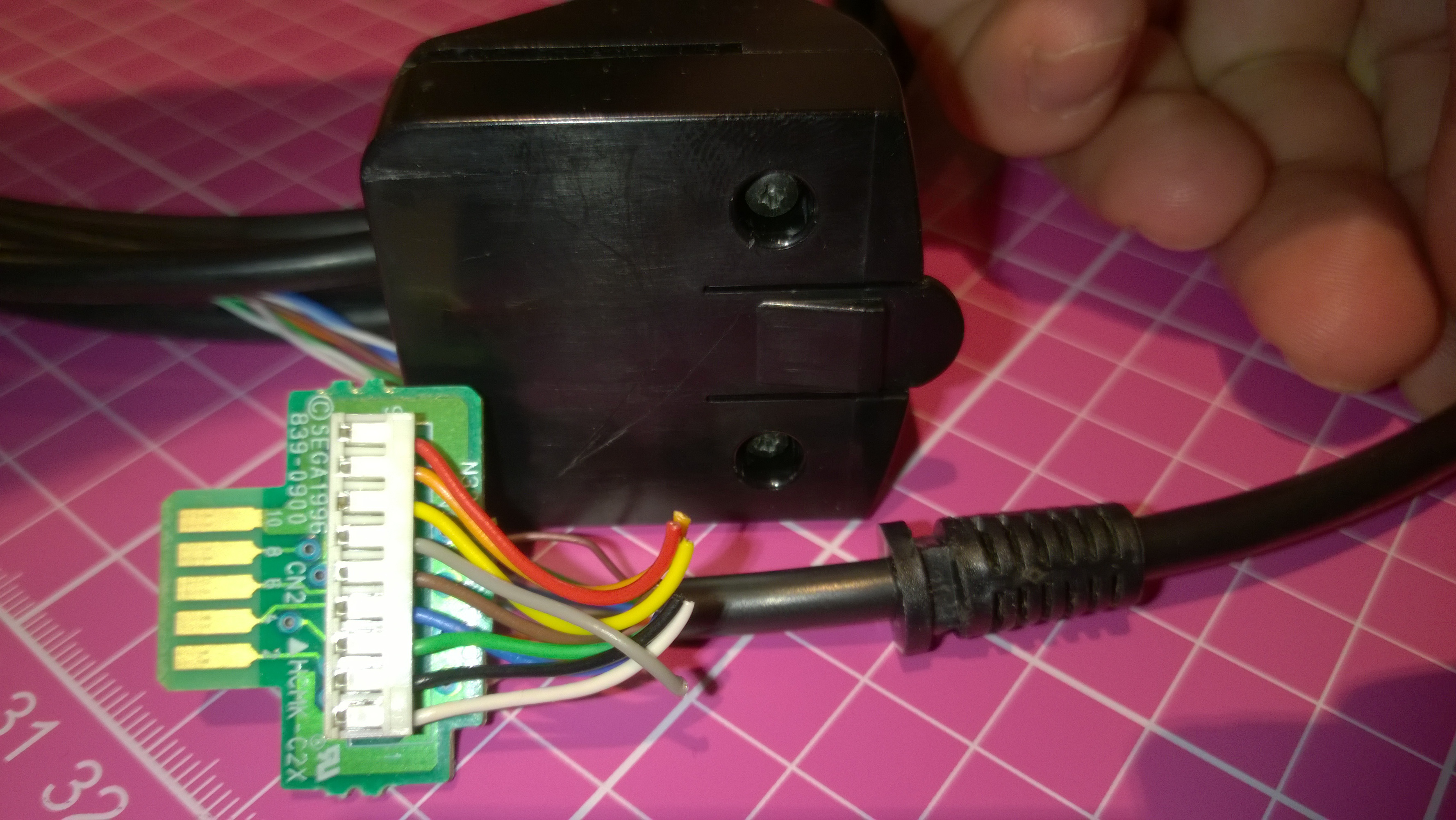 Sega Saturn 3d Control Pad Kabel Defekt Ersatzkabel Sega Circuit Board