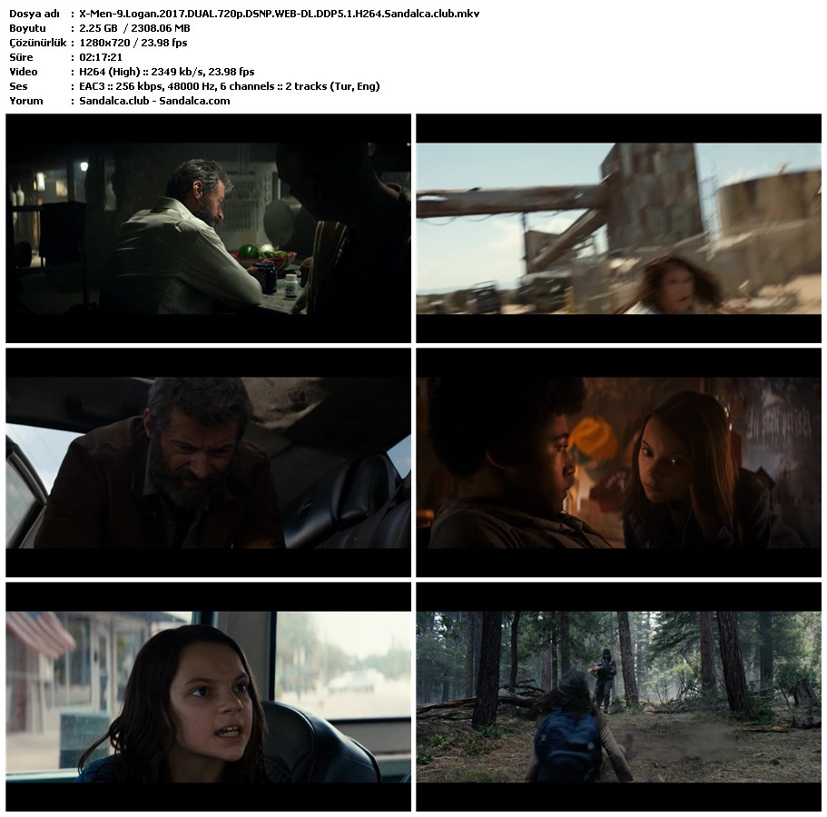 Logan: Wolverine Türkçe Dublaj indir | 720p DUAL | 2017