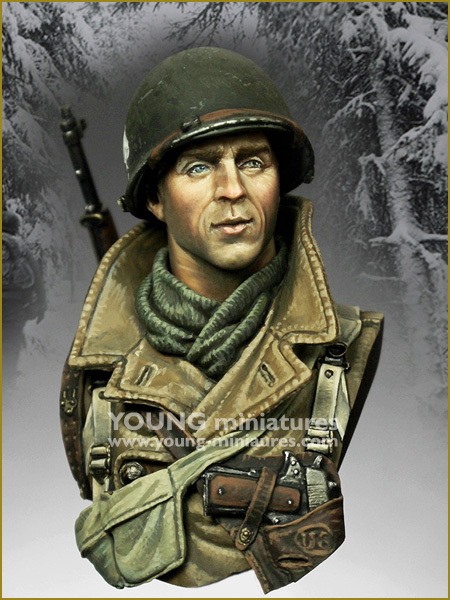 101st AIRBORNE BAND OF BROTHERS 1/10 NEW RESIN BUST MAJOR DICK WINTERS 