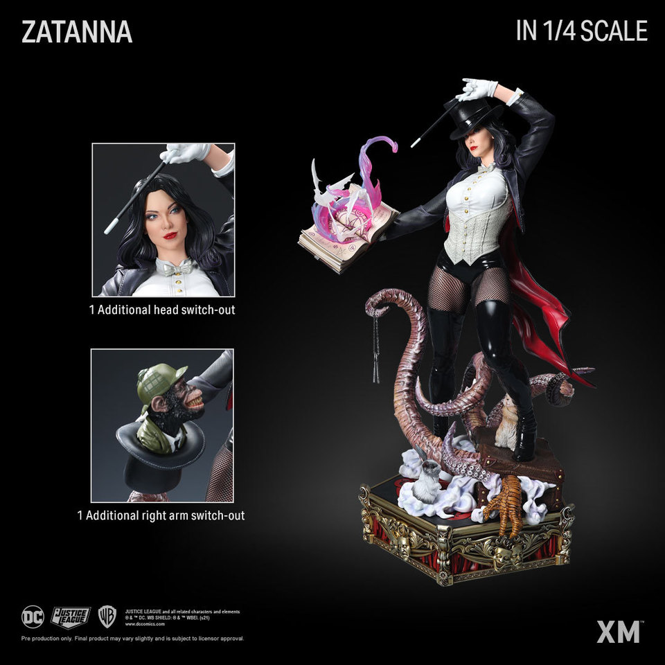 Premium Collectibles : Zatanna 1/4 Statue Zatanna-029skqx