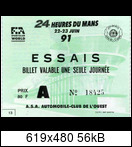  24 HEURES DU MANS YEAR BY YEAR PART FOUR 1990-1999 - Page 6 1991-lm-0-ticket-004bakgb