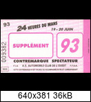  24 HEURES DU MANS YEAR BY YEAR PART FOUR 1990-1999 - Page 15 1993-lm-0-ticket-004gaj2s