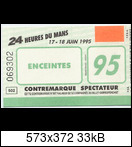  24 HEURES DU MANS YEAR BY YEAR PART FOUR 1990-1999 - Page 26 1995-lm-0-ticket-002qijdd